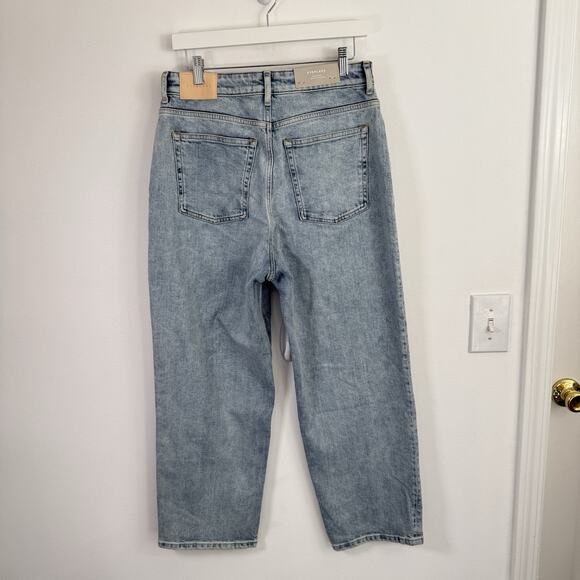 Everlane The Curvy Way High Jeans Light Sky Barrel 27" NEW Womens 31 - Picture 6 of 9
